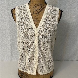 LIZ- SPORT VINTAGE COTTON VEST TOP 10